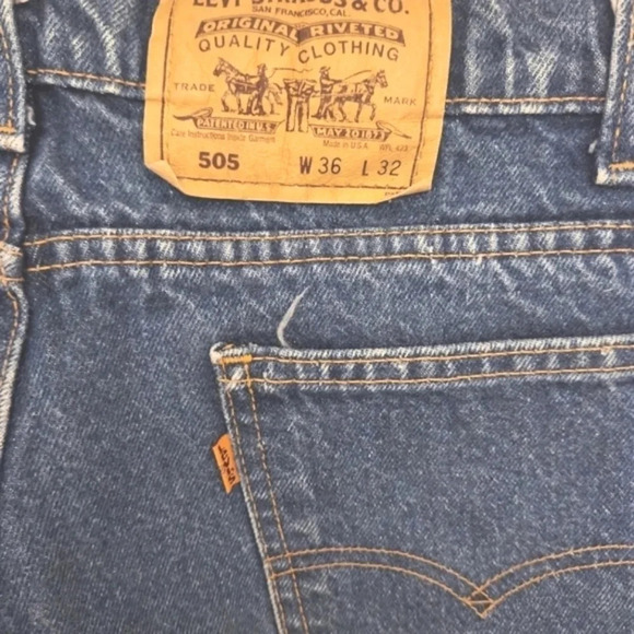 EUC Vintage Levi's 505 Men's Size 36x32 - Picture 4 of 5